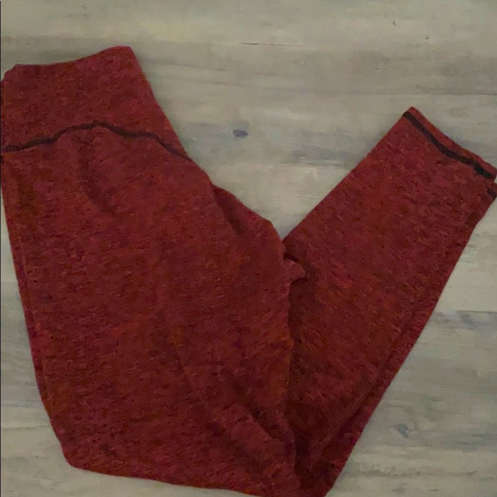 Red blessed bodywear leggings